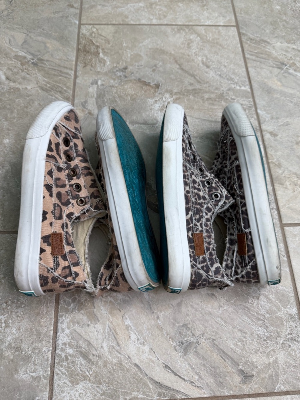 Women’s Blowfish Malibu Animal Leopard Print Canvas Sneakers - Picture 4 of 12